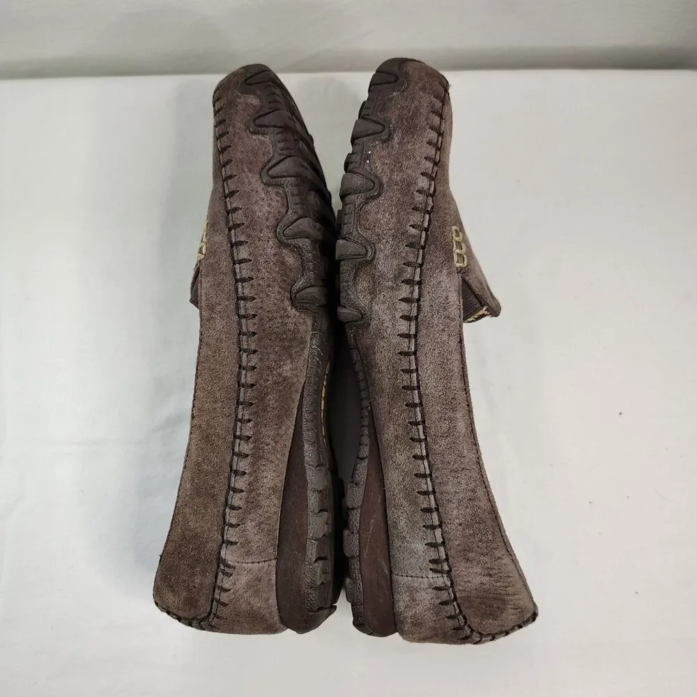 SKECHERS Relaxed Fit Memory Foam 8.5 Women's Slip-On Moccasins Shoes - Picture 6 of 8
